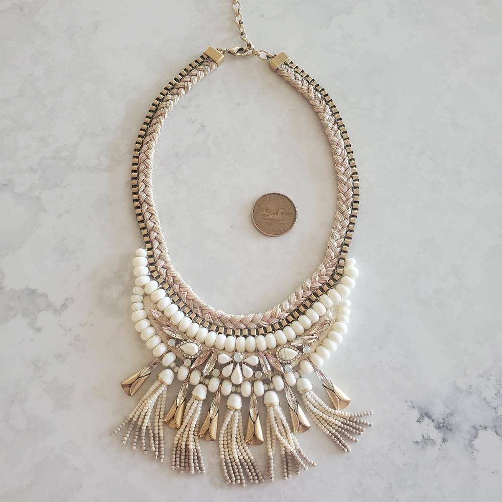 Stella & Dot Eloise beaded tussle necklace - Picture 6 of 6